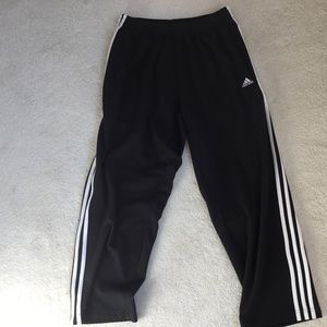 Adidas black sweatpants adult medium
